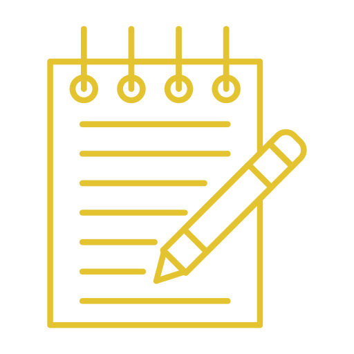 Writing Pads with Pencils